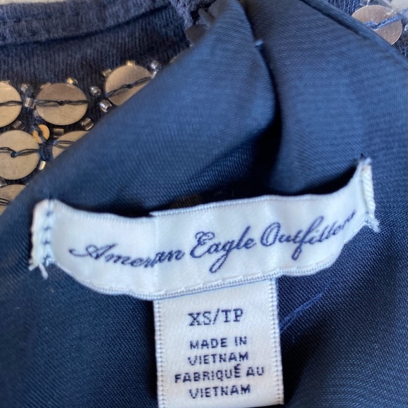 American Eagle Outfitters Beach Cover Up XS Blue - Picture 7 of 14